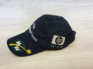 Mark Webber Bmw Williams Formula 1 F1 Team Cap Hat 2006 7 Navy Embroided Signe