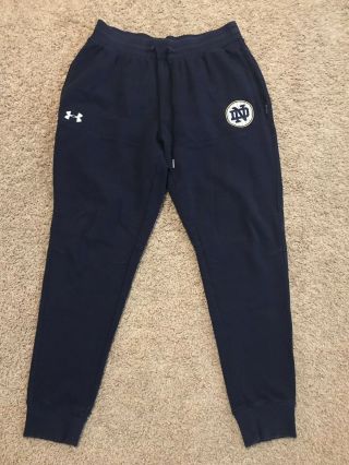 Notre Dame Football Team Issued Pants Large 2018 Shamrock Series York Nd