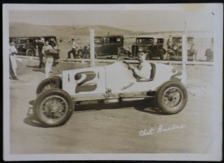 1930s Chet Gardner Race Car Driver Photograph Indianapolis 500