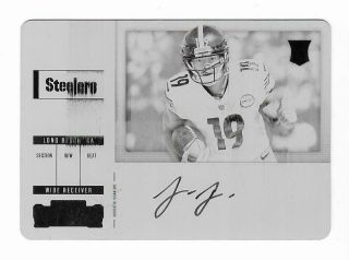 Juju Smith - Schuster 2017 Contenders Rookie Autograph Card 1/1 Steelers Rc Auto