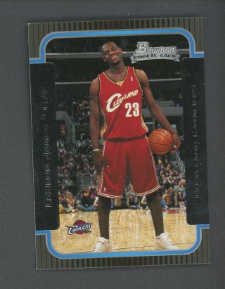 2003 - 04 Bowman 123 Lebron James Cleveland Cavaliers Rc Rookie