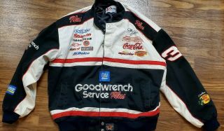 Dale Earnhardt Sr Chase Jacket Terminator 3 Goodwrench Xl Spellout Script