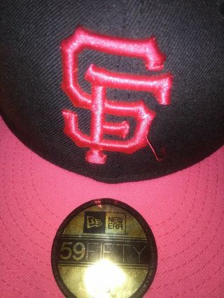 San Francisco Giants Era 7 And 1/8 Hot Pink Hat