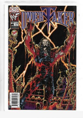 Wcw Wwe Wwf Chaos Comics Undertaker 2 May 1999 Comic Book