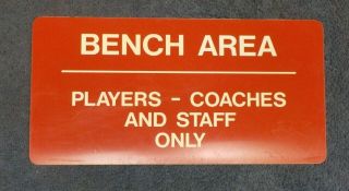 Pitt Panthers Fitzgerald Field House Bench Area Arena Sign Pittsburgh