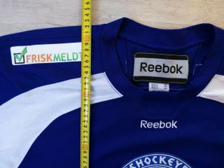 IIHF Practice NORWAY Ice Hockey Jersey Shirt NORGE Ishockey REEBOK Size XXL 7