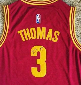 Isaiah Thomas Signed Autograph Cleveland Cavaliers Jersey Nba Celtics Proof