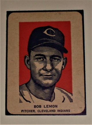1952 Wheaties Bob Lemon Near - (hand Cut) Portrait