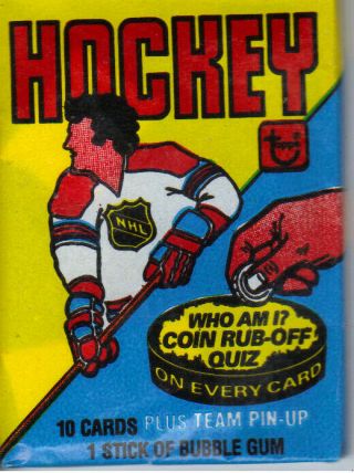 1980 - 81 Topps Hockey Wax Pack
