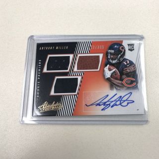2018 Panini Absolute Anthony Miller Rookie Auto Patch