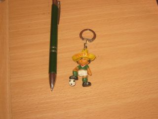 Juanito Wc Mexico 70 Mascot Key Chain Old Vintage