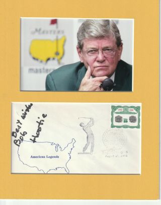 Hootie Johnson Signed Augusta First Day Cover Matted To 8x10 Frame 3/18