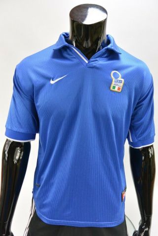 1997 - 1998 Nike Italia Italy Home Shirt World Cup 98 