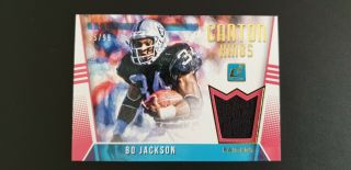 Panini Donruss Nfl 2018 Bo Jackson Raiders Canton Kings Memorabilia Card /99