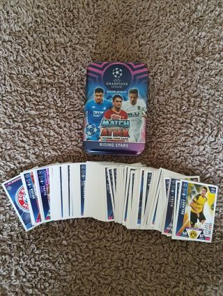 Match Attax Uefa Champions League 2018/19 18/19 Over 200 Cards And Empty Tin