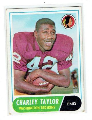 Charley Taylor - 1968 Topps Football Card 192 - Washington Redskins