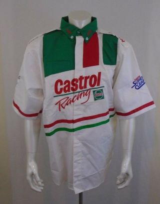 Castrol Racing Pit Crew Custom Short Sleeve Medium Shirt