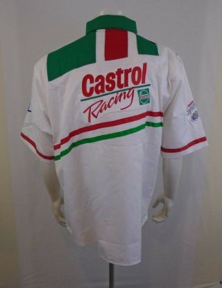 Castrol Racing Pit Crew Custom Short Sleeve Medium Shirt 2