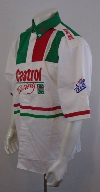 Castrol Racing Pit Crew Custom Short Sleeve Medium Shirt 3