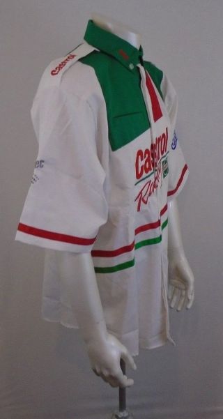 Castrol Racing Pit Crew Custom Short Sleeve Medium Shirt 4
