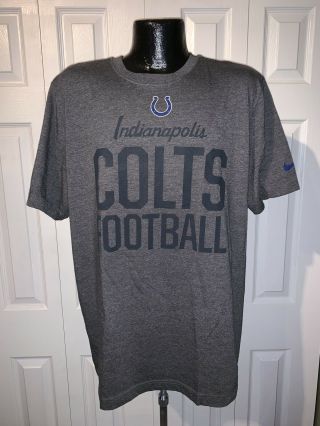 Men’s Nike Regular Fit Indianapolis Colts Football Short - Sleeve Cotton Tee Xl