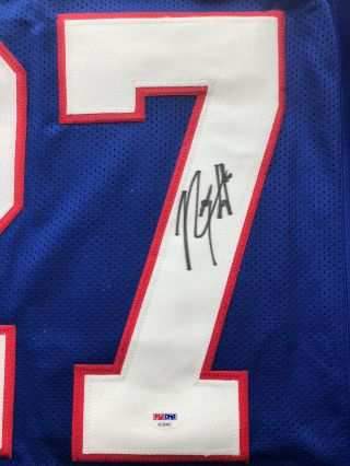 Rodney Hampton autographed signed jersey NFL York GIants PSA NO 3