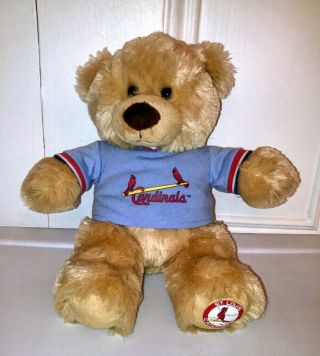 Build A Bear St.  Louis Cardinals 1982 World Series 30th Anniv 11 " Plush Bear