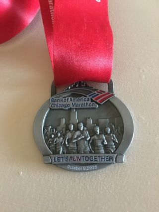 2011 Chicago Marathon Medal