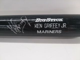 Ken Griffey Jr.  Signed Autograph Rawlings Black Big Stick Bat