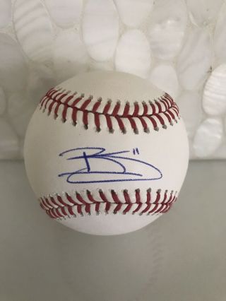 Brett Gardner Signed Autographed York Yankees Official Mlb Baseball Mlb