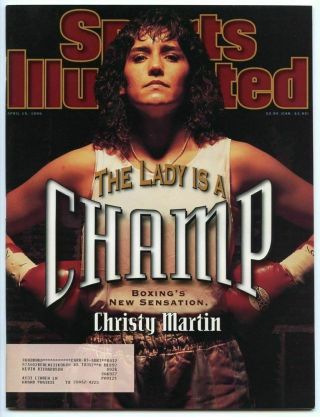 Si: Sports Illustrated April 15,  1996 Christy Martin,  Boxing,  Very Good