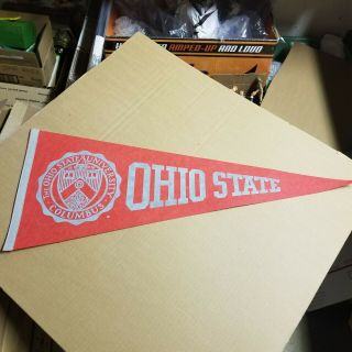 Vintage Ohio State Buckeyes Full Size Pennant Founded 1870 Football