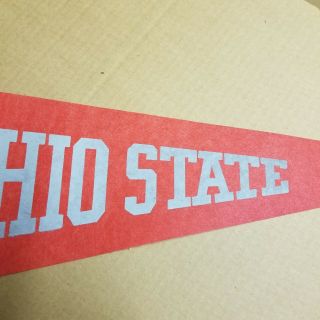 Vintage Ohio State Buckeyes Full Size Pennant Founded 1870 Football 4