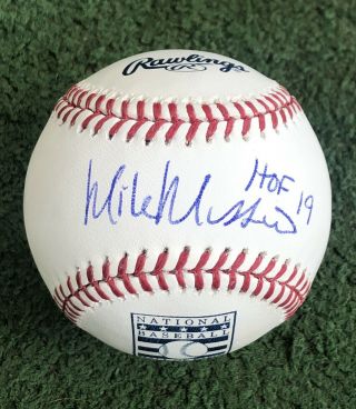 York Yankees Mike Mussina Signed Baseball Jsa Autograph Mlb Orioles Ny