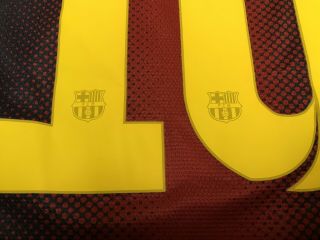 2012 2013 Fc Barcelona Messi Jersey Shirt 10 M Medium Nike Football Home Lionel 3