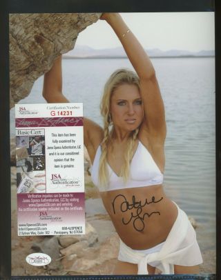 Natalie Gulbis Golf Signed 8x10 Photo Auto Autograph Jsa
