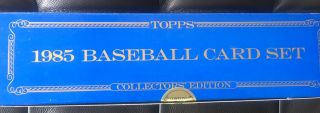 1985 Topps Tiffany Factory Set - Empty Display Box Plus Outer Box 2