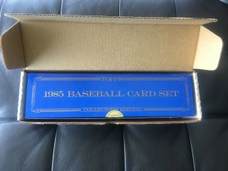 1985 Topps Tiffany Factory Set - Empty Display Box Plus Outer Box 6