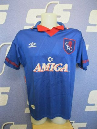 Chelsea London 1993/1994 Home Size Xl Umbro Football Jersey Shirt Maillot Soccer