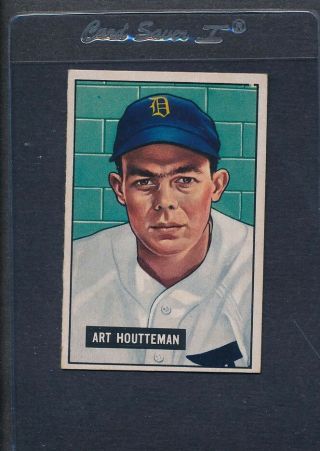 1951 Bowman 045 Art Houtteman Tigers Ex 299