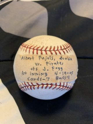 Albert Pujols Mlb Baseball Game Baseball - Double