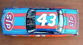 1980 Chevy Monte Carlo Color Chrome Autographed By Richard Petty 1/24 Diecast