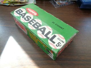 1962 Topps Baseball Empty Display Wax Box