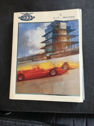 Indianapolis 500 Official 84th Program 2000 Indy Racing With Lineup Field Insert