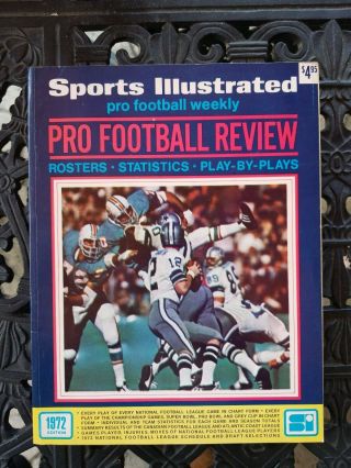Vintage 1972 Sports Illustrated Pro Football Review