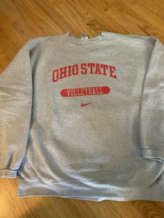 Vintage Team Issue Nike Ohio State Volleyball Sweatshirt Xxl