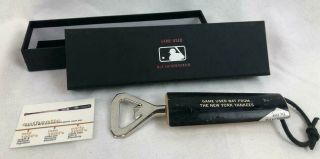 Authentic York Yankees Game Bat Bottle Opener