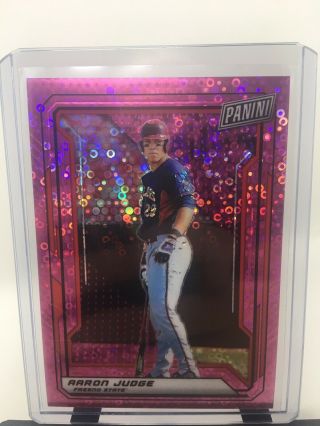 2019 Panini The National Gold Pack Aaron Judge /50