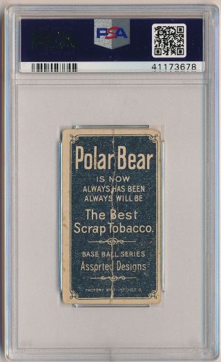 GERMANY SCHAEFER 1909 - 11 T206 Polar Bear Tobacco PSA 1 WASHINGTON SENATORS 2