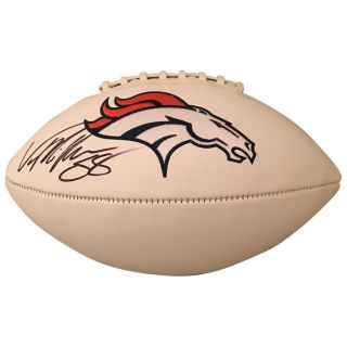 Von Miller Autographed Denver Broncos Logo Signed Football Psa Dna